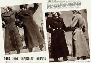 Housekeeping Prints: Fashion item, Your Most Important Coupons, WW2