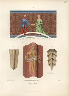 Regensburg Prints: Fashion of the mid 15th century from a miniature