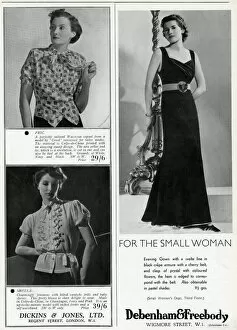 Freebody Collection: Fashion page adverts April 1937