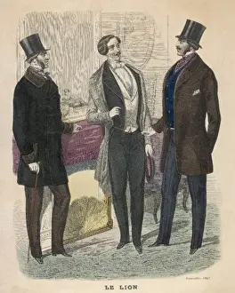 Strapped Prints: Fashion Plate / 1848 / Men