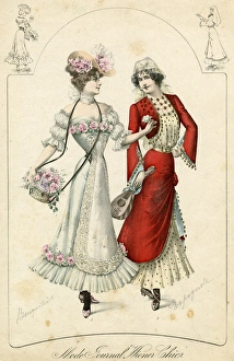 Viennese Gallery: Fashion plate, Bouquetiere and Espagnole