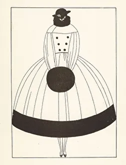Fur Trim Prints: Fashion plate by Georges Lepape, 1915