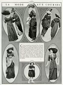 Images Dated 21st January 2017: Fashion at the races 1912