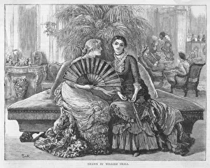 Indoor Prints: Fashionable aristocratic ladies after dinner