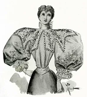 Images Dated 27th November 2017: Fashionable blouse 1895