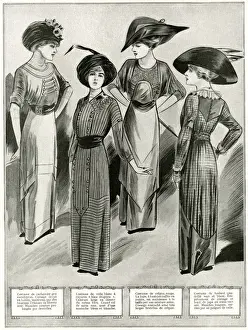 Fashionable clothing 1910