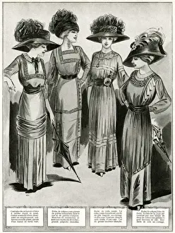 Fashionable clothing 1910