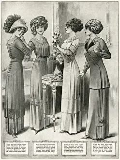 Fashionable clothing 1910