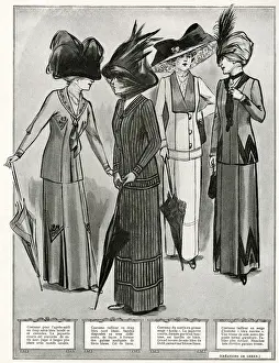 Fashionable clothing 1910