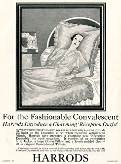 Adverts Gallery: For the Fashionable Convalescent - Harrods advertisement