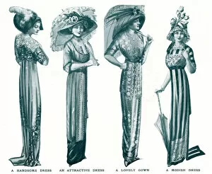 Brim Gallery: Fashionable dresses for women 1911