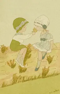 Fashionable Edwardian children