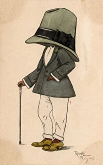 Fashionable Edwardian Swagger Style - Gentlemans Hat