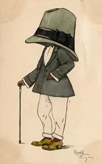 Oversize Prints: Fashionable Edwardian Swagger Style - Gentlemans Hat