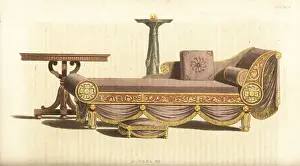 Taste Prints: Fashionable furniture for a boudoir or lady's dressing room