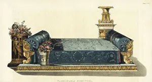 Manufactures Prints: Fashionable furniture: a Parisian faineante or idler and accompa