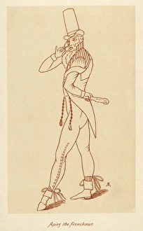 Buttoned Collection: Fashionable gentleman aping the Frenchman