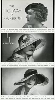 Fashionable hats 1933