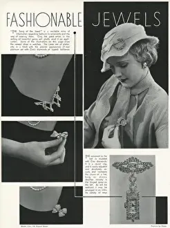 Novelties Prints: Fashionable jewels 1933