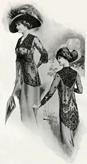 Fashionable lace coats 1912