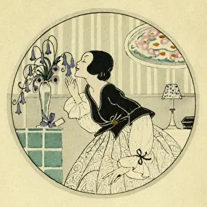 Fragrance Prints: Fashionable lady
