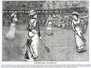 Doubles Prints: Fashionable Tennis