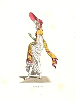 Merveilleuse Prints: Fashionable woman Merveilleuse, France, 18th