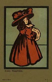 A fashionable young girl