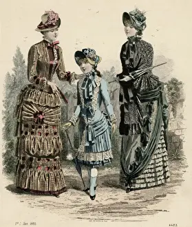 Kilted Prints: Fashions 1 July 1883