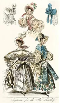 Images Dated 23rd April 2019: Fashions for 1834