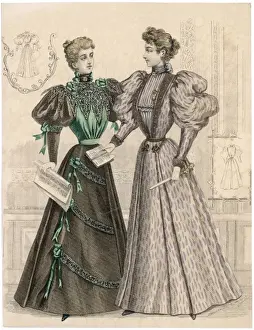 Necked Prints: Fashions for the 1890S