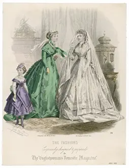 Tasselled Prints: Fashions April 1868