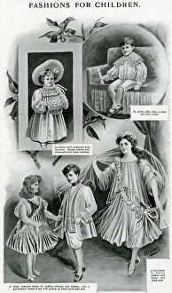 Images Dated 19th July 2017: Fashions for children 1904