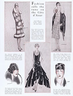 Fashions on the Cote d Azur, 1927