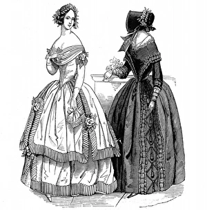 Fashions for February, 1844 Fashions for February, 1844