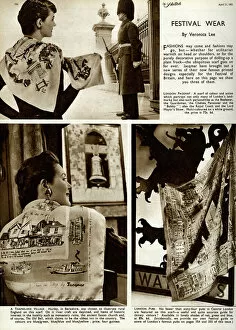 Images Dated 9th January 2012: Fashions for the Festival of Britain