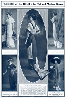 Fashions of the hour, for tall and medium figures 1912