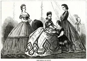 Images Dated 13th September 2018: Fashions for January 1864