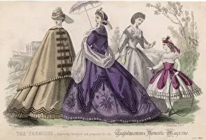 Magenta Collection: Fashions for July 1864