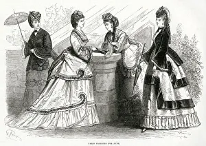 Images Dated 12th October 2018: Fashions for June 1870