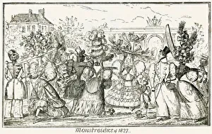 Images Dated 27th November 2017: Fashions for men and women France 1827