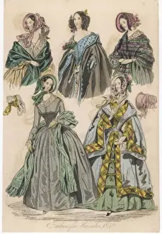 Quilted Prints: Fashions for Nov 1840