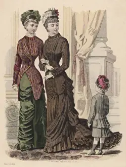 Ruched Prints: Fashions November 1879