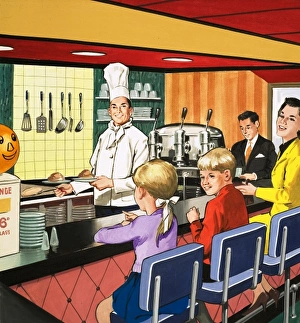 Images Dated 1st June 2007: Fast order chef