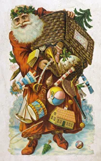 <b class=qtipBold><figcaption>Father Christmas</figcaption></b><br>Laden with presents for good boys and girls<br><em>© Mary Evans Picture Library</em> Father Christmas