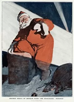 Nuisance Gallery: Father christmas about to go down the chimney