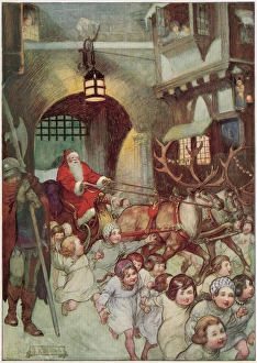 Father Christmas Enters by the City Gate Father Christmas Enters by the City Gate
