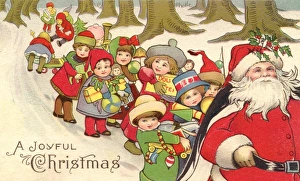 Girl Carries Presents