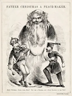Jul21 Prints: Father Christmas a peace-maker: Come, come Russ! You are a Christian