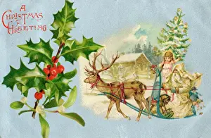 Sleigh Prints: Father Christmas / Sleigh